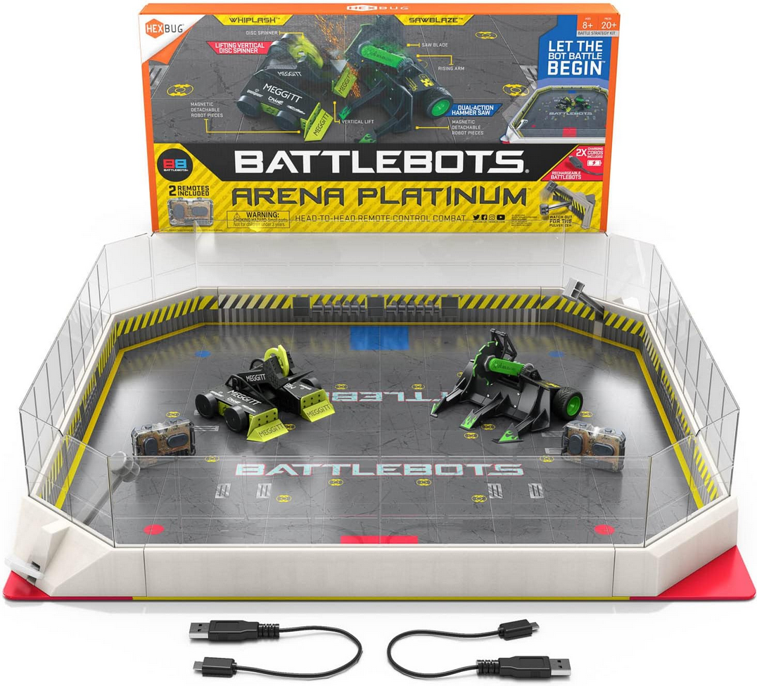hexbots battlebots arena platinum